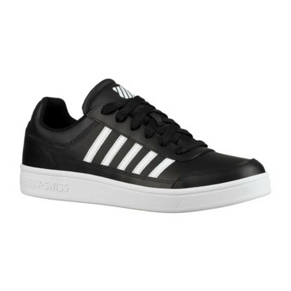 K-Swiss Court Chasseur schoenen heren black white