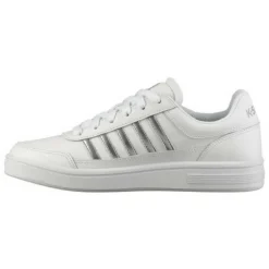 K-Swiss Court Chasseur schoenen dames white silver white