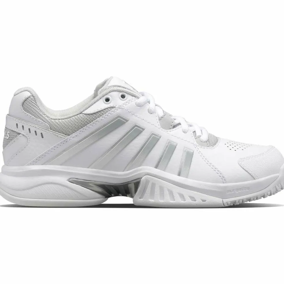 K-Swiss Receiver V Omni tennisschoenen dames white vapor blue silver