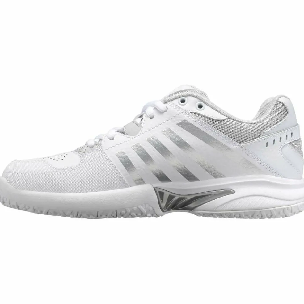 K-Swiss Receiver V Omni tennisschoenen dames white vapor blue silver