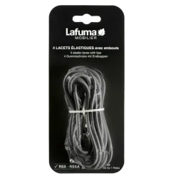 Lafuma Elastiek relaxstoelen grey orage per 4 stuks