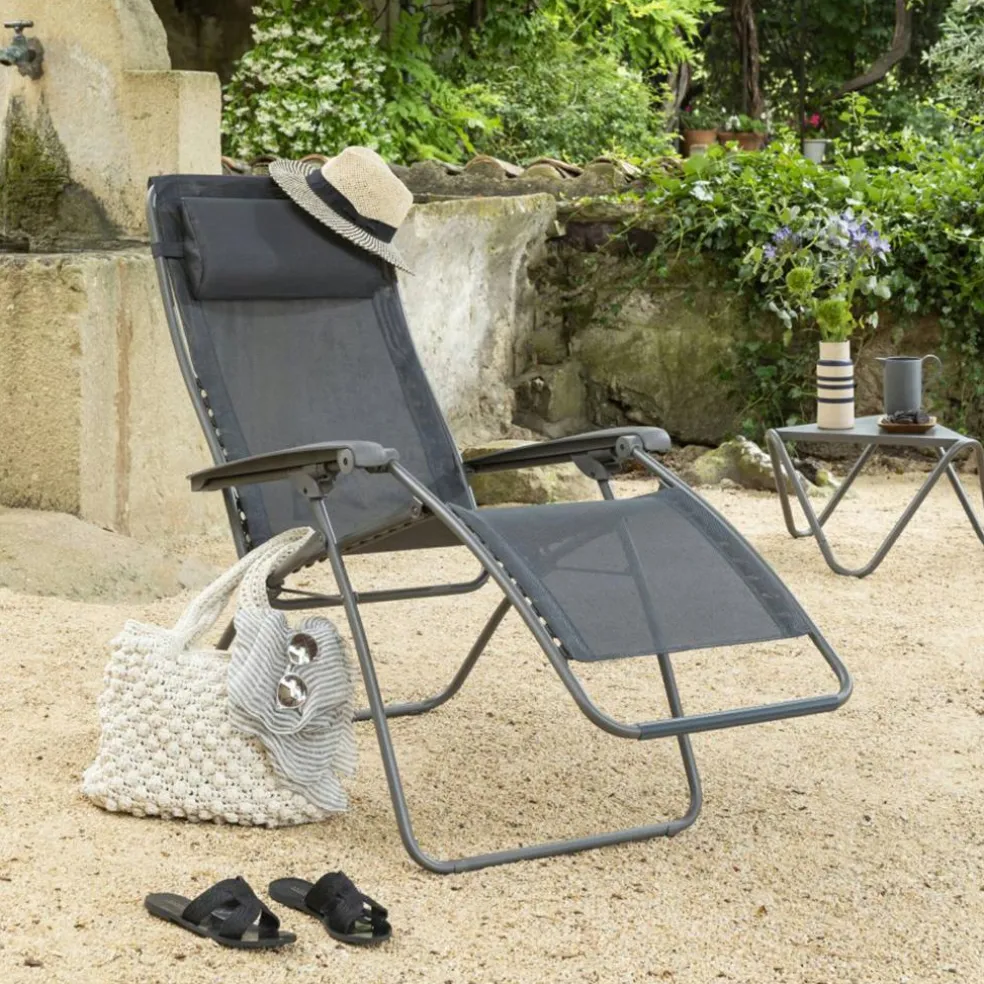 Lafuma RSXA Clip Batyline Iso relaxstoel black noir