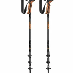 Leki Khumbu AS wandelstokken dark anthracite orange black