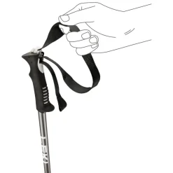 Leki Primacy skistokken black light anthracite white