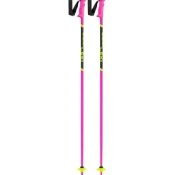 Leki Racing Kids skistokken junior neon pink black neon yellow