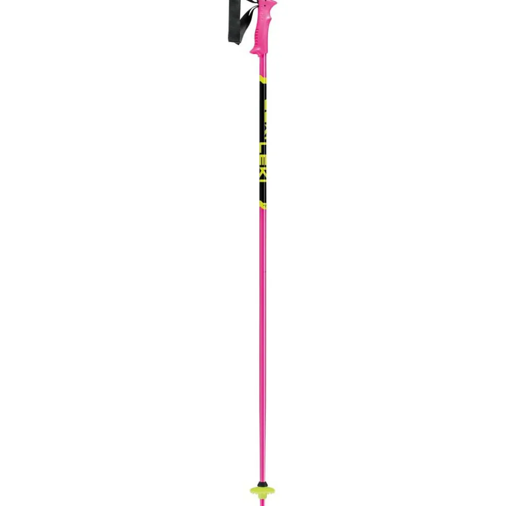 Leki Racing Kids skistokken junior neon pink black neon yellow
