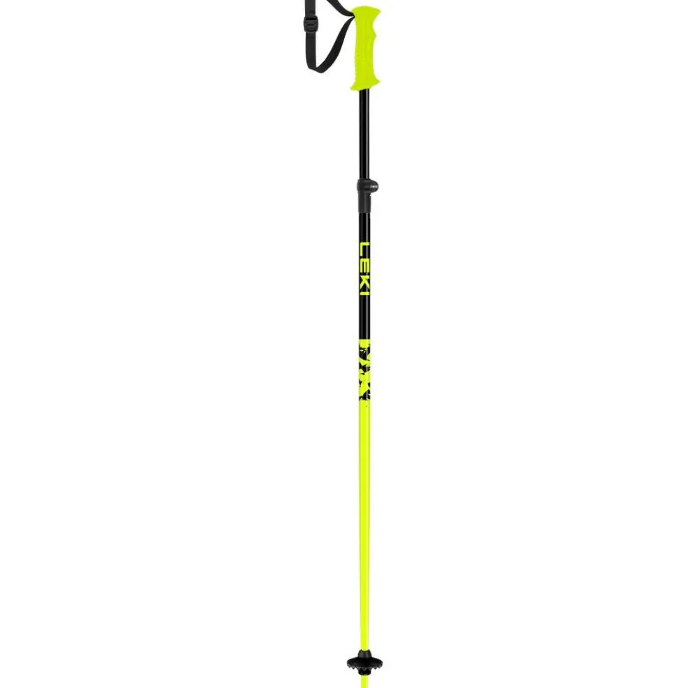 Leki Rider Vario skistokken junior neon yellow black - 85 - 105 cm