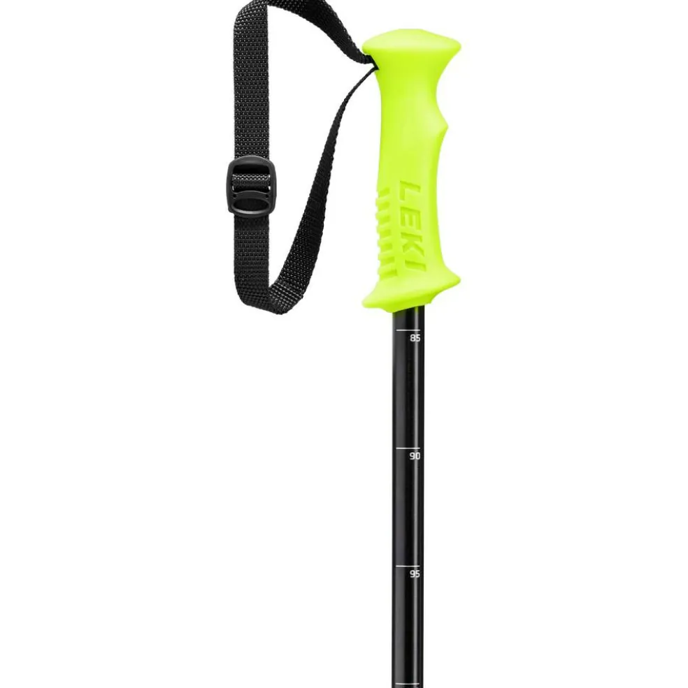 Leki Rider Vario skistokken junior neon yellow black - 85 - 105 cm