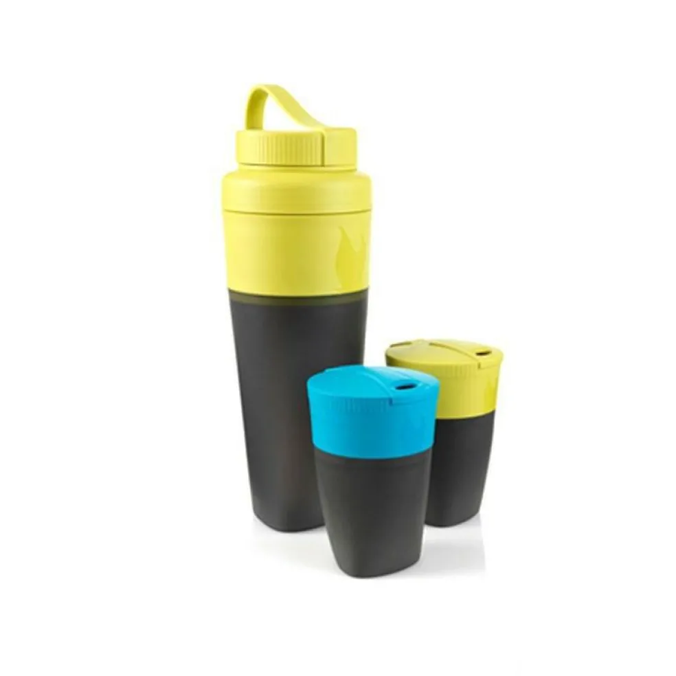 Light My Fire Pack-up drinkflessen set lime cyan blue