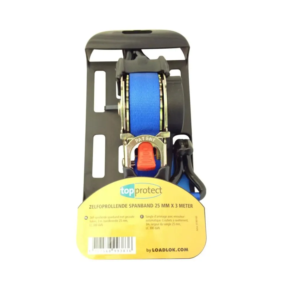 Loadlok 300 daN zelfoprollende spanband 3 meter