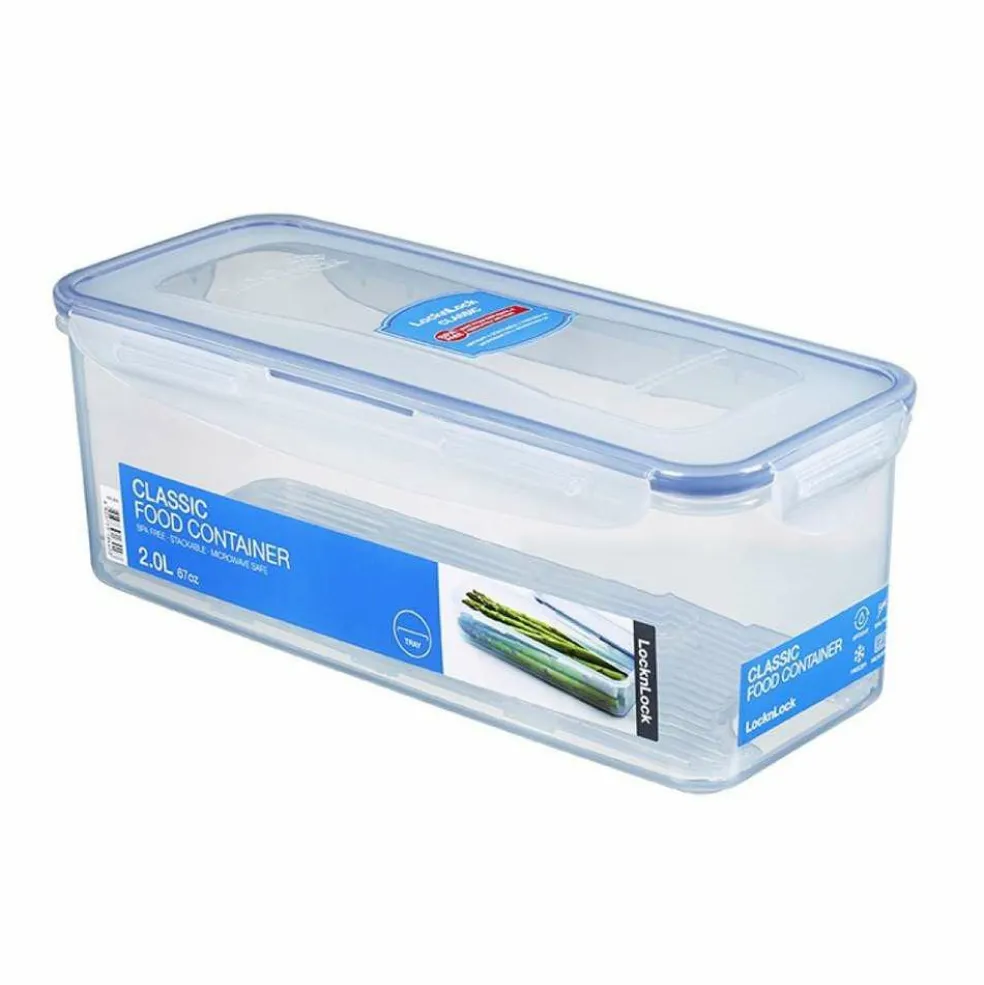 Lock & Lock Basic vershouddoos 2 liter transparant