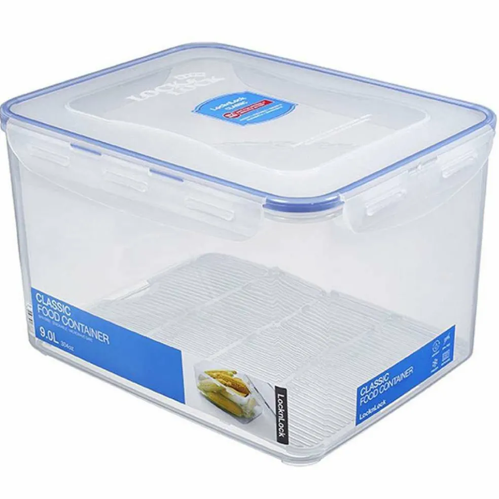 Lock & Lock Basic vershouddoos 9 liter transparant