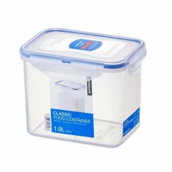 Lock & Lock Hoge vershouddoos 1 liter transparant