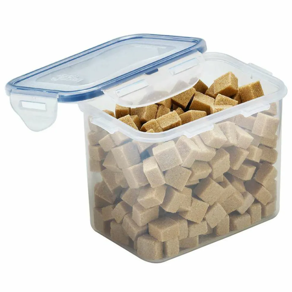 Lock & Lock Hoge vershouddoos 1 liter transparant