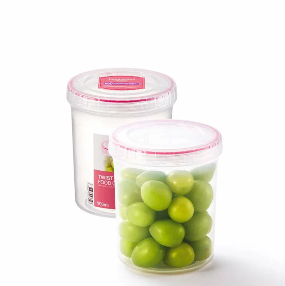 Lock & Lock Twist vershouddoos 900 ml transparant