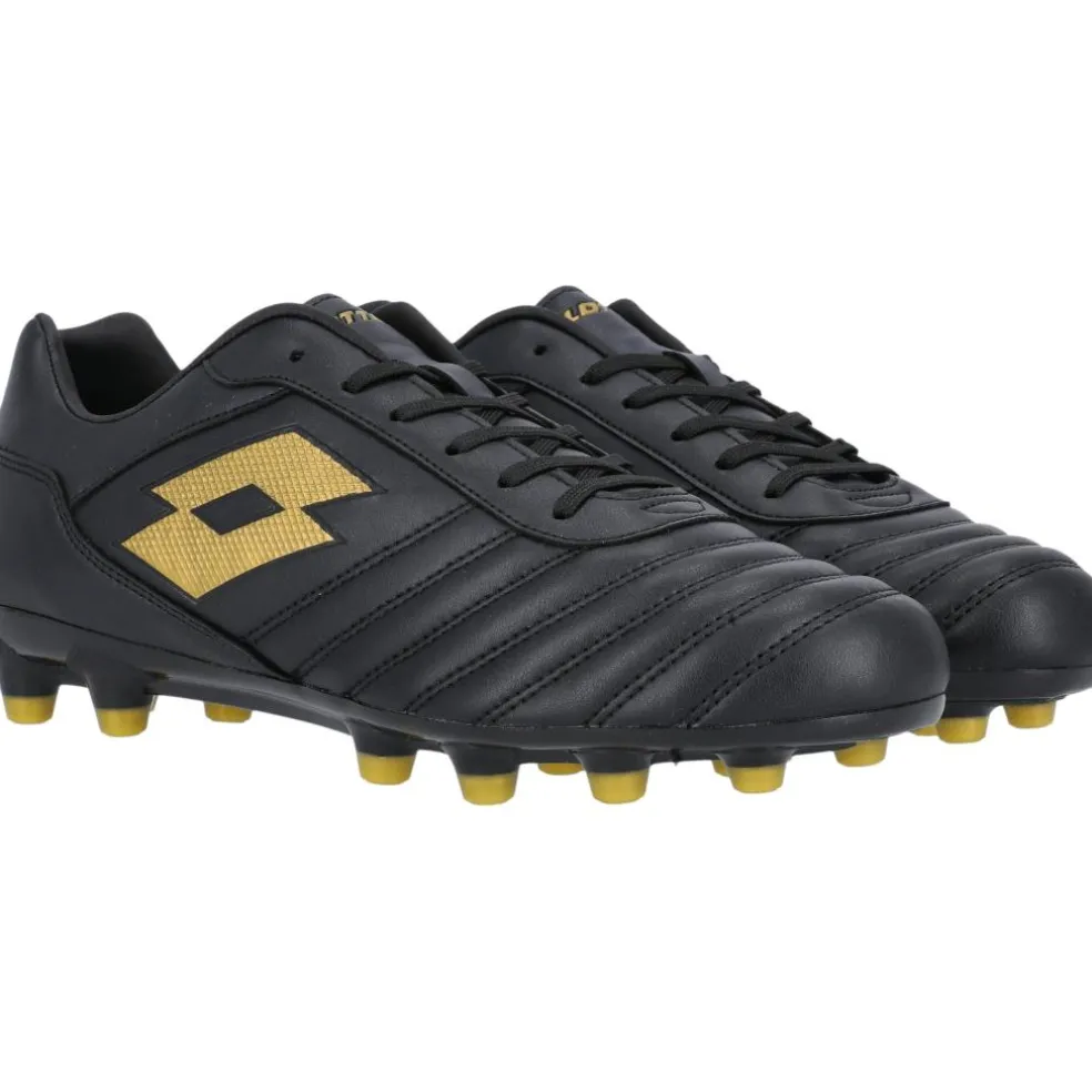 Lotto Milano 700 AGM voetbalschoenen heren all black light platino