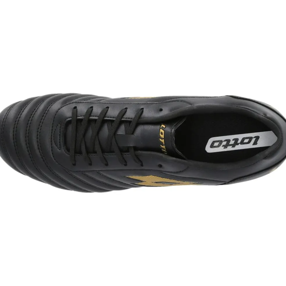 Lotto Milano 700 AGM voetbalschoenen heren all black light platino