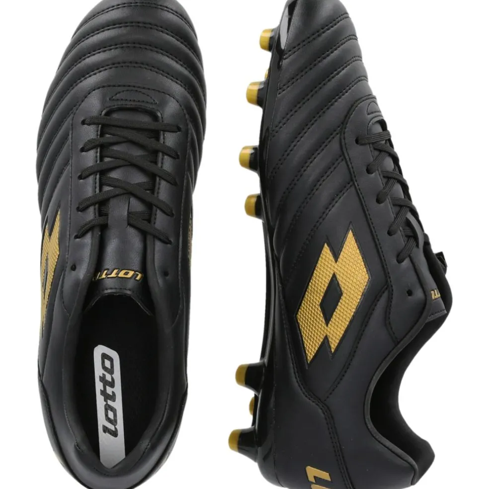 Lotto Milano 700 AGM voetbalschoenen heren all black light platino