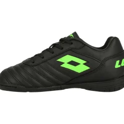 Lotto Milano 700 ID JR zaalvoetbalschoenen junior all black spring green
