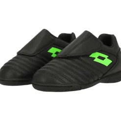 Lotto Milano 700 ID K zaalvoetbalschoenen junior all black spring green
