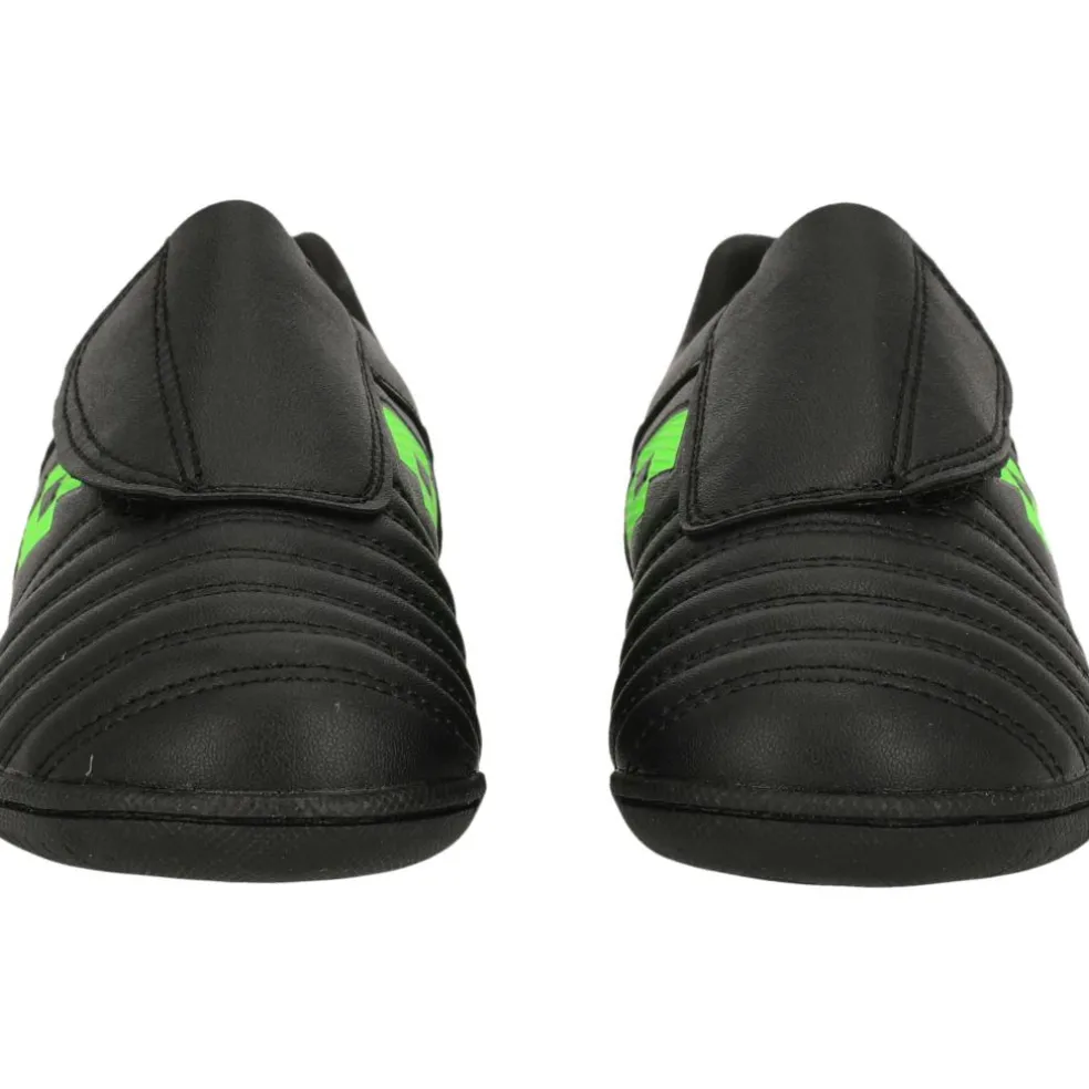 Lotto Milano 700 ID K zaalvoetbalschoenen junior all black spring green