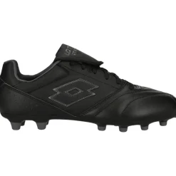 Lotto Stadio 200 FG voetbalschoenen heren all black asphalt