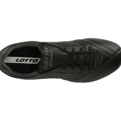 Lotto Stadio 200 FG voetbalschoenen heren all black asphalt