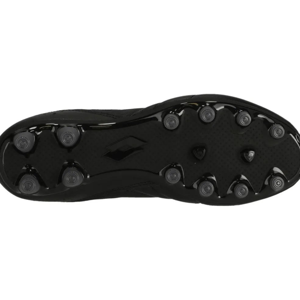 Lotto Stadio 200 FG voetbalschoenen heren all black asphalt