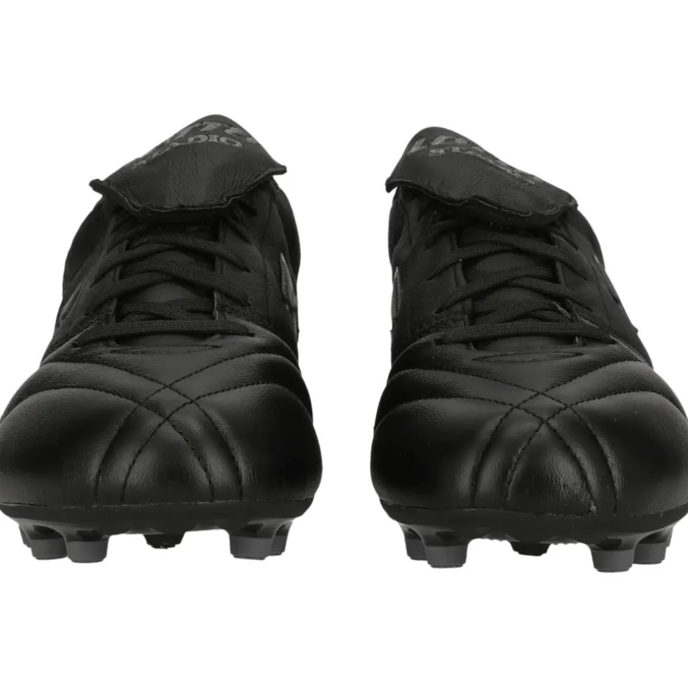 Lotto Stadio 200 FG voetbalschoenen heren all black asphalt
