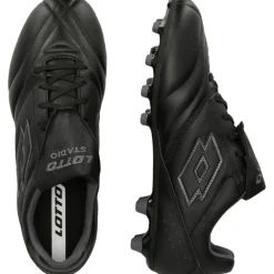 Lotto Stadio 200 FG voetbalschoenen heren all black asphalt