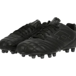 Lotto Stadio 300 III FG voetbalschoenen heren all black asphalt