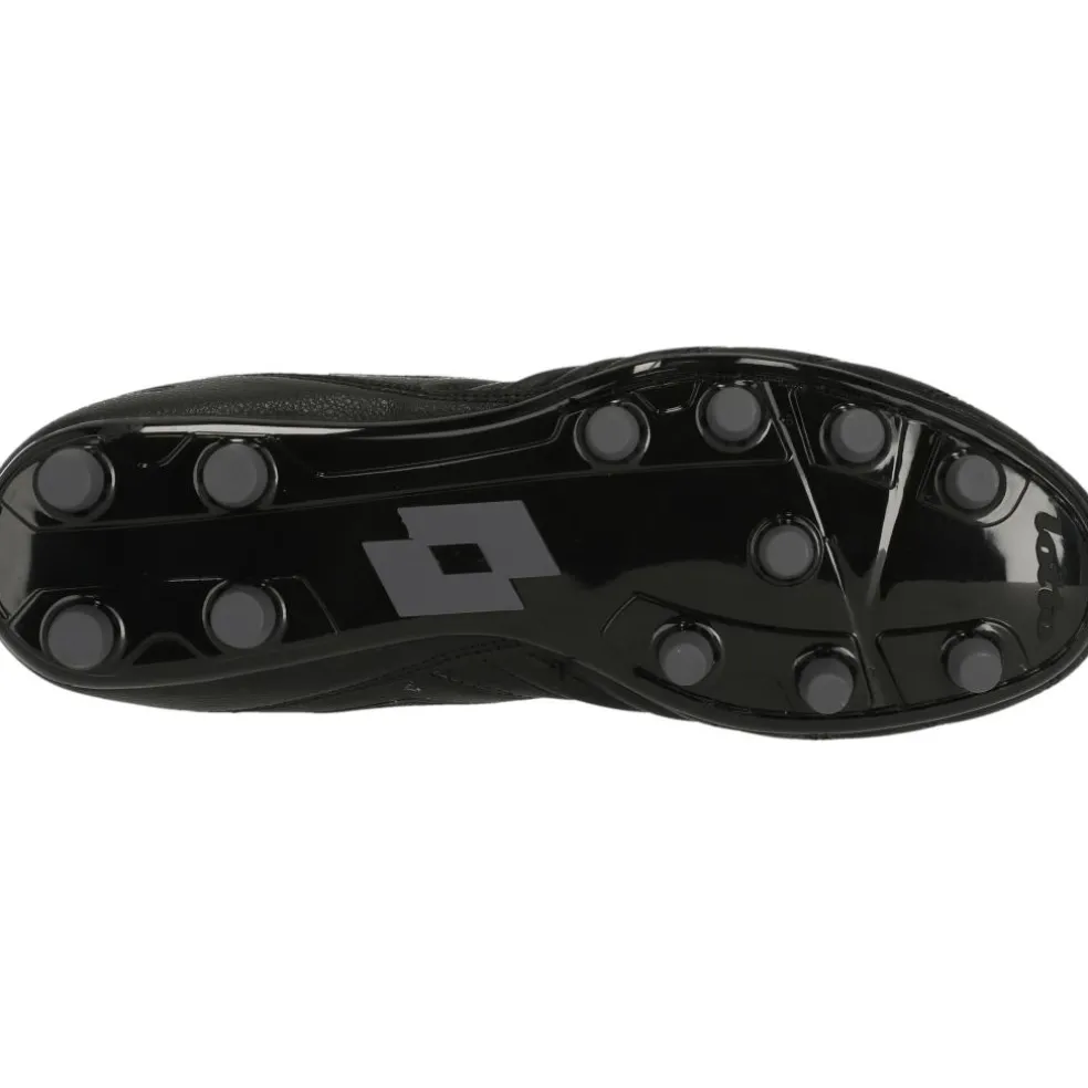 Lotto Stadio 300 III FG voetbalschoenen heren all black asphalt