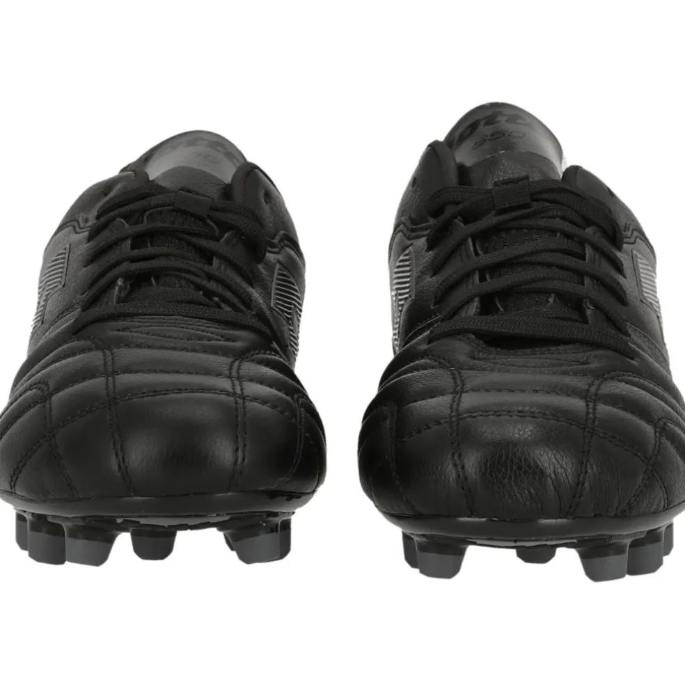 Lotto Stadio 300 III FG voetbalschoenen heren all black asphalt