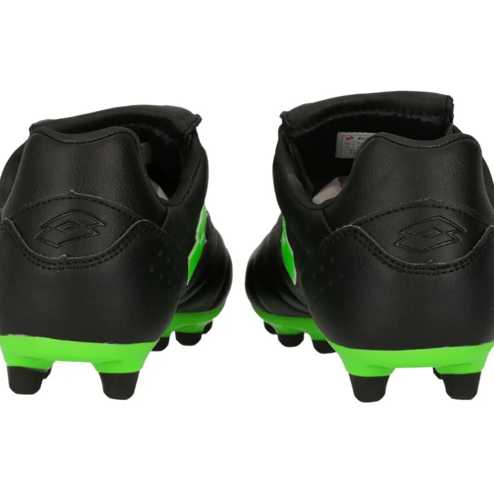 Lotto Stadio 200 III FG voetbalschoenen heren all black spring green