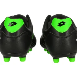 Lotto Stadio 300 III FG voetbalschoenen heren all black spring green