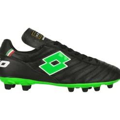 Lotto Stadio OG II FG voetbalschoenen heren all black spring green