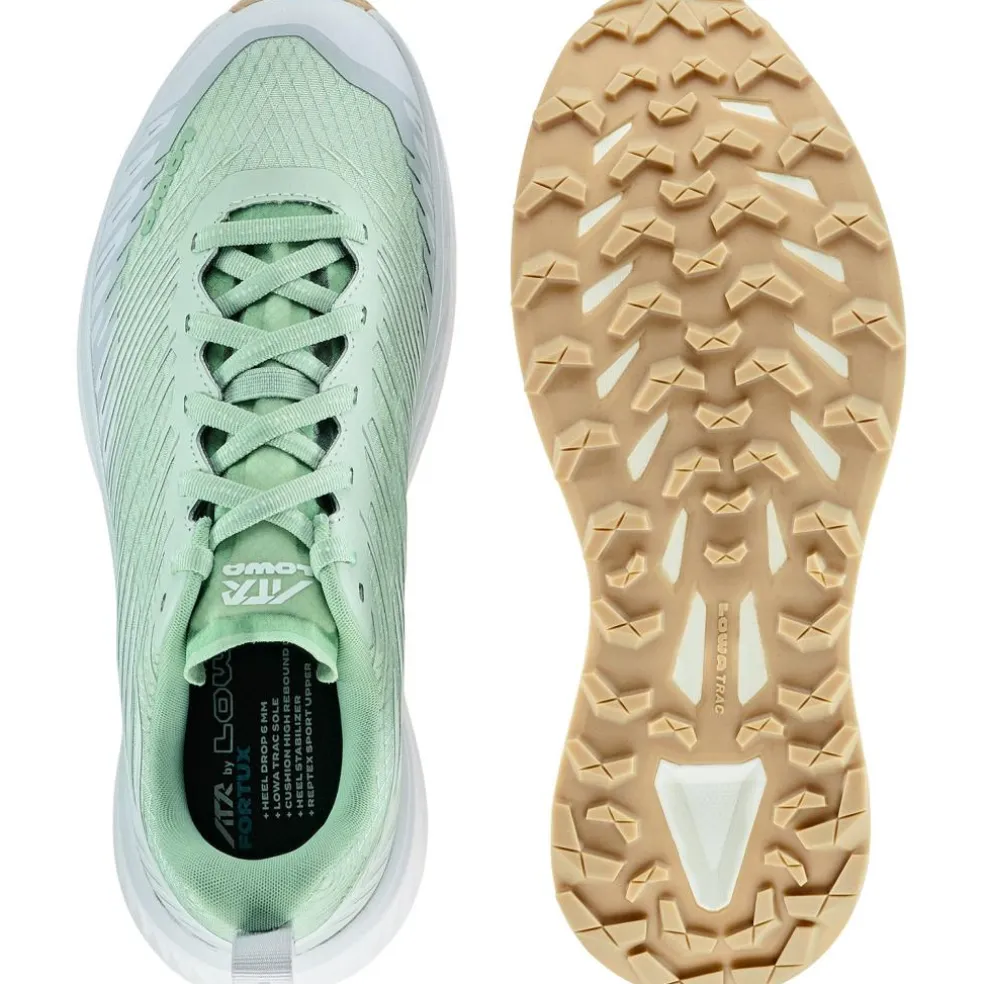 Lowa Fortux Ws hardloopschoenen dames milky green white