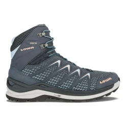 Lowa Innox Pro GTX Mid wandelschoenen dames steel blue salmon