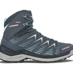 Lowa Innox Pro GTX Mid Ws wandelschoenen dames steelblue salmon