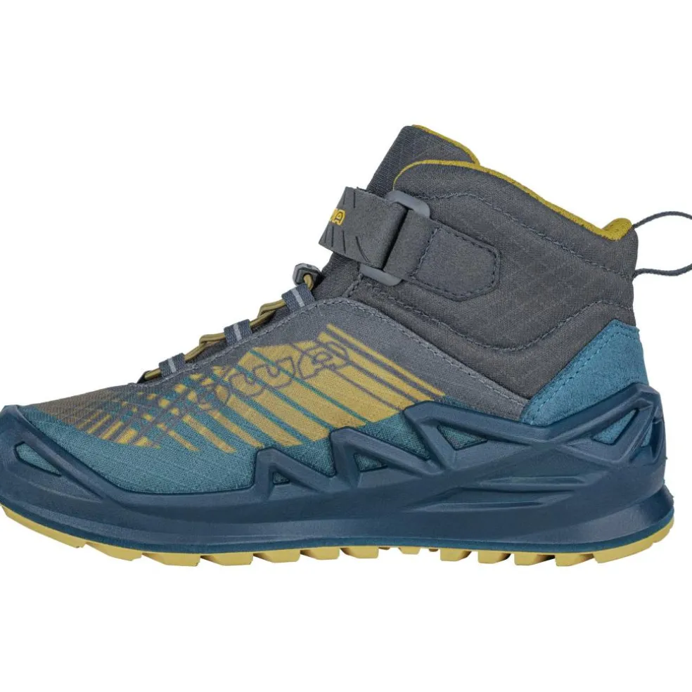 Lowa Merger GTX CQ Mid wandelschoenen junior petrol mustard