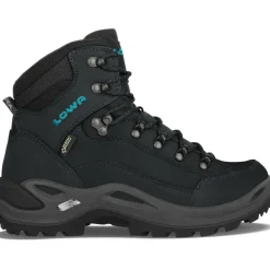 Lowa Renegade GTX Mid Ws wandelschoenen dames  asphalt turquoise