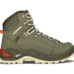 Lowa Renegade GTX Mid Ws wandelschoenen dames greygreen panna