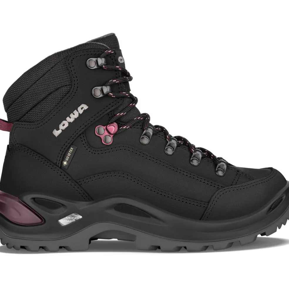 Lowa Renegade GTX Mid Ws wandelschoenen dames black prune