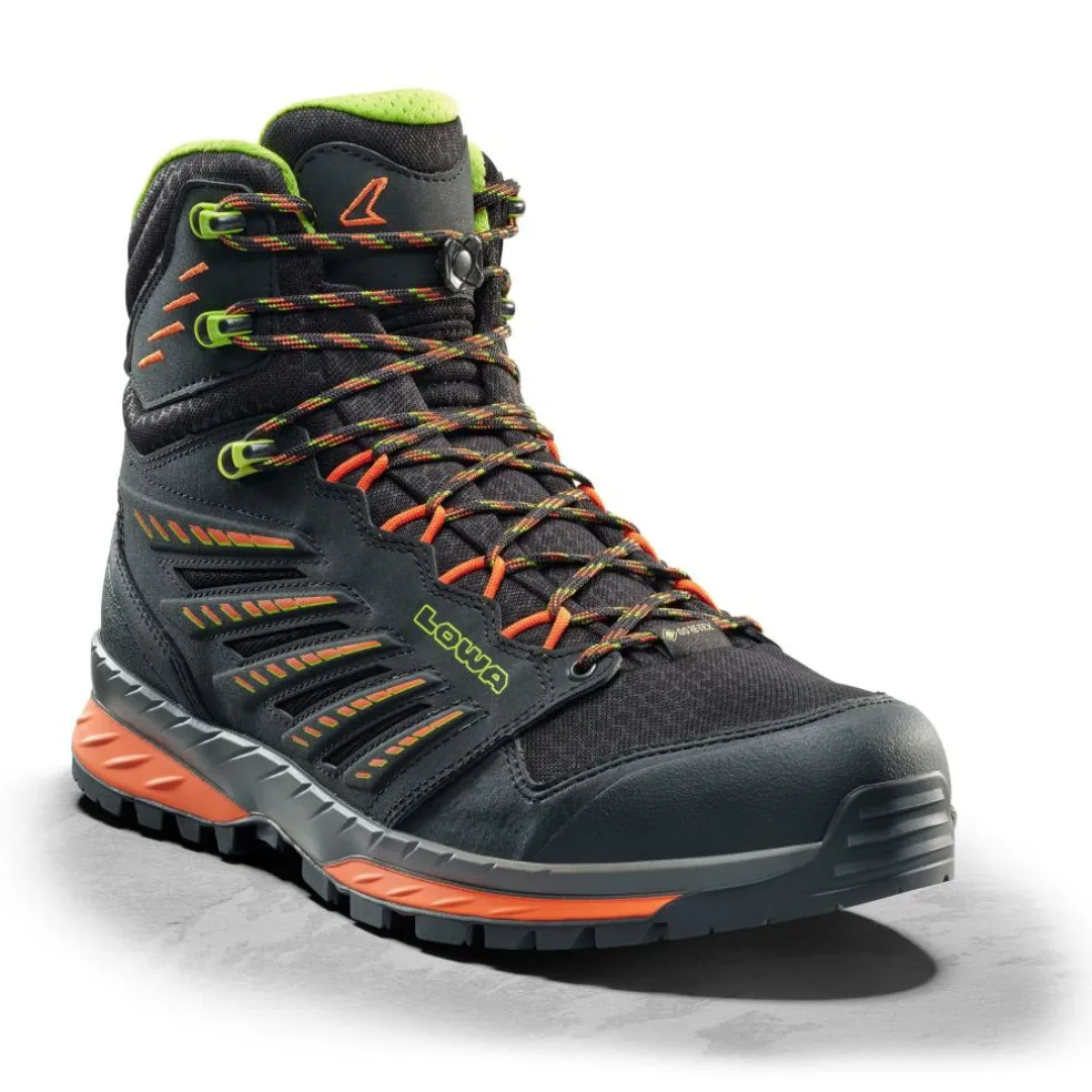 Lowa Trek Evo GTX Mid wandelschoenen heren black flame