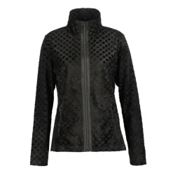 Luhta Ahmas fleece vest dames basic black