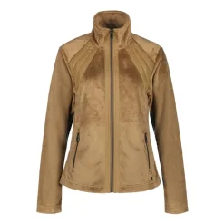 Luhta Altovaara fleece vest dames brown