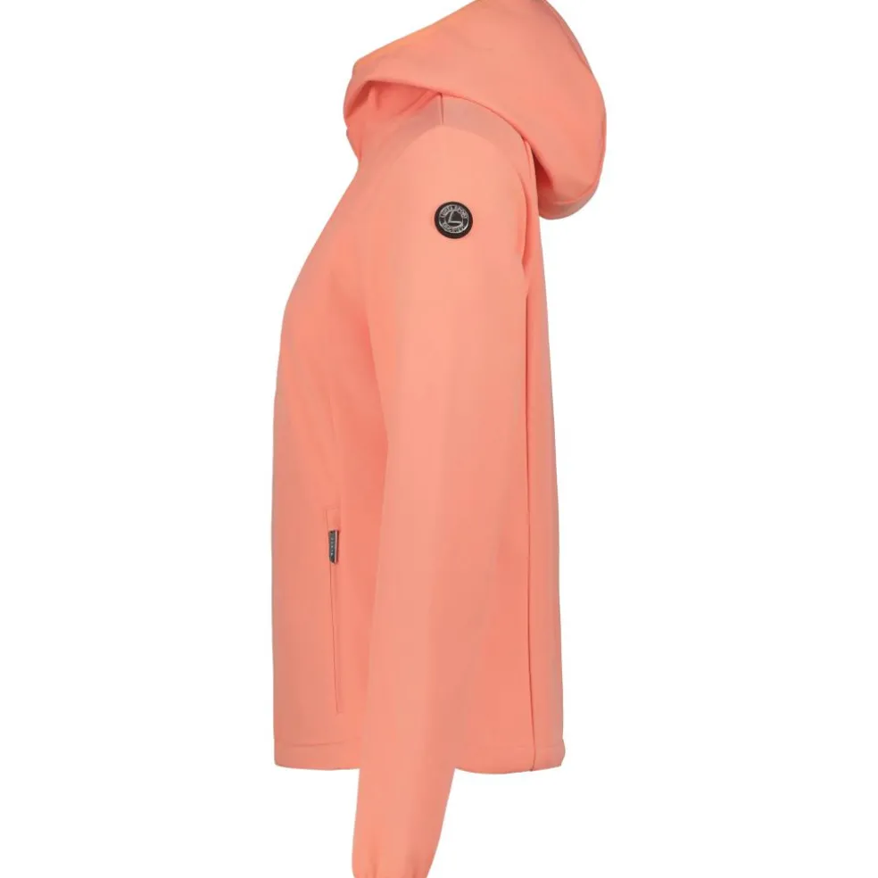 Luhta Annikkala softshell jas dames abricot