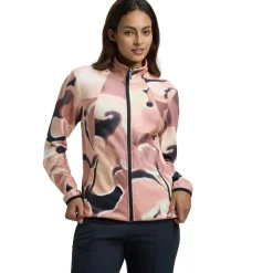 Luhta Auttoinen fleece vest dames abricot