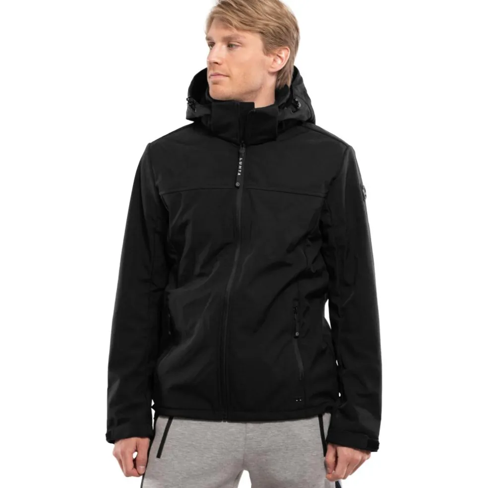 Luhta Edis softshell jas heren black