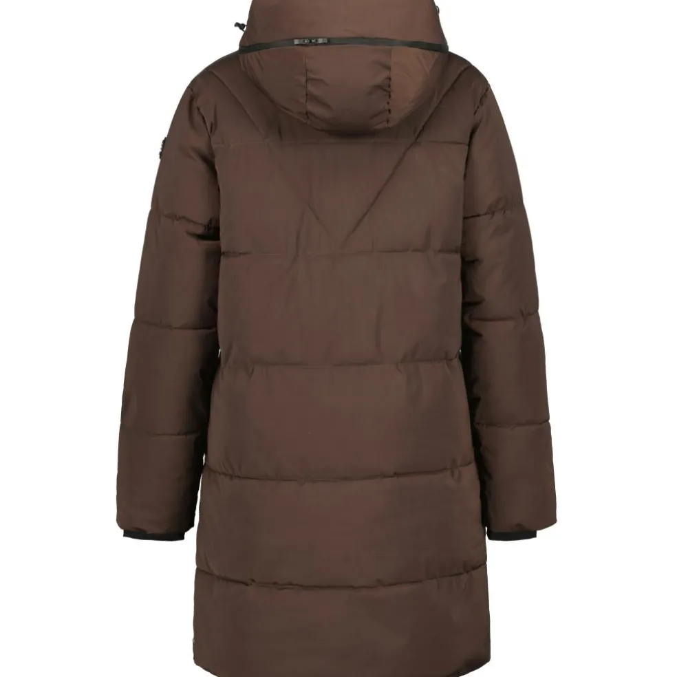 Luhta Eisele parka outdoor jack dames dark brown